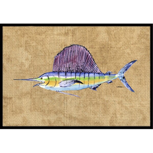 Carolines Treasures 24 x 36 In. Swordfish Indoor or Outdoor Mat 8813JMAT - main
